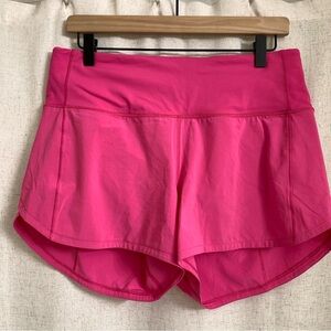 Lululemon Speed Up Short High Rise 4” Sonic Pink 8